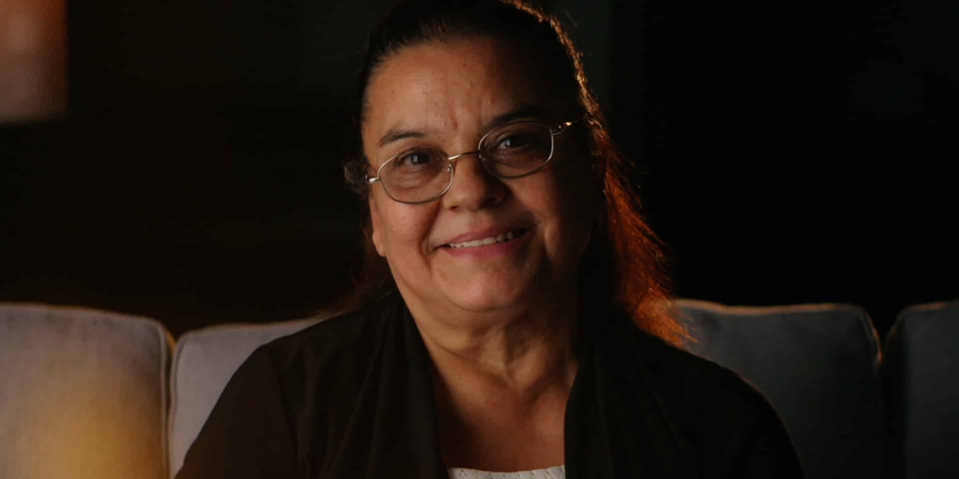 woman smiling